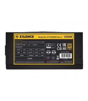 Xilence 1050 Watts Efficiency 80 PLUS GOLD PFC Active XN176