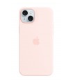 Apple iPhone 15 Plus Silicone Case with MagSafe - Light Pink