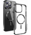 Swissten iPhone 15 Plus Clear metallic Magstick, läbipaistev