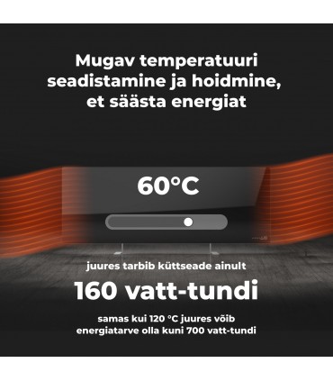 AENO AGH0004S infrapuna- ja konvektsioonküttepaneel, must 