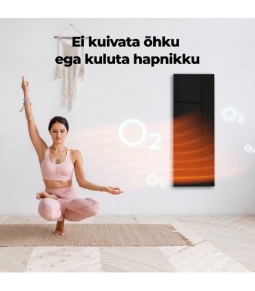 AENO AGH0004S infrapuna- ja konvektsioonküttepaneel, must 