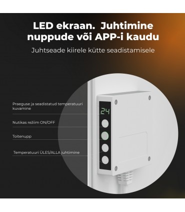 AENO AGH0003S infrapuna- ja konvektsioonküttepaneel, valge