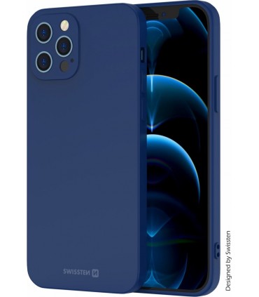 Swissten iPhone 15 Plus Soft Joy ümbris, sinine