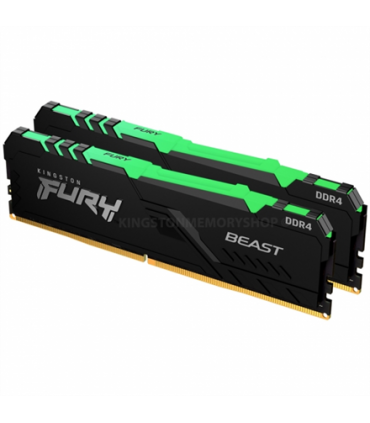 Kingston Fury Beast 16 GB, DDR4-3200, 1600 MHz, PC/server, Registered No, ECC No, Black