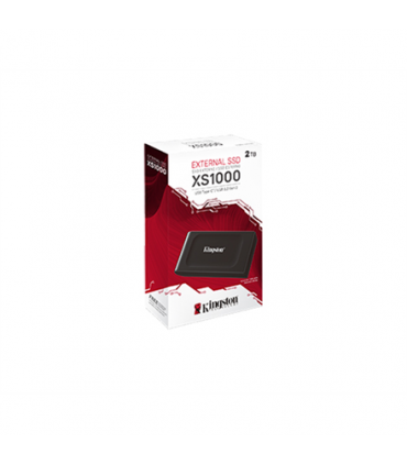 Kingston XS1000 1000 GB, SSD interface USB 3.2 Gen 2, Write speed 1000 MB/s, Read speed 1050 MB/s