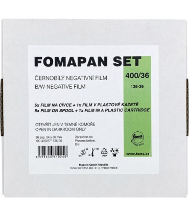 Foma film Fomapan 400/36 Set 6 filmi + kassett