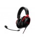 HyperX Cloud III, must/punane