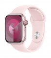 Apple Watch 9 GPS + LTE 41mm roosa silikoonrihm - S/M
