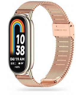 Tech-Protect kellarihm MilaneseBand Xiaomi Smart Band 8, rose gold