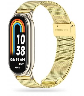 Tech-Protect kellarihm MilaneseBand Xiaomi Smart Band 8, kuldne