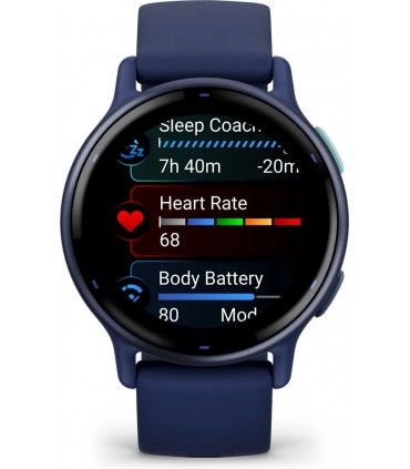 Garmin Vivoactive 5, GPS, WiFi, sinine korpus ja silikoonrihm