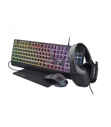 Trust KEYBOARD +MOUSE GXT792 QUADROX/4-IN-1 BUNDLE ENG 25155