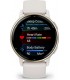 Garmin Vivoactive 5, GPS, WiFi, kuldne korpus ja valge silikoonrihm
