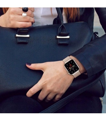 Tech-Protect kellarihm MilaneseBand Apple Watch 42/44/45/49mm, starlight