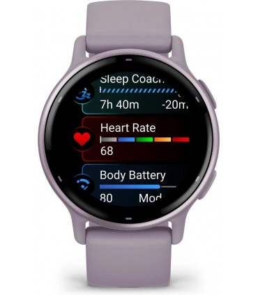 Garmin Vivoactive 5, GPS, WiFi, lilla korpus ja silikoonrihm