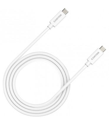 Canyon USB-C to USB-C 240W USB 4.0 1m, valge