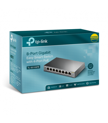 TP-LINK NET SWITCH 8PORT 1000M/POE TL-SG108PE
