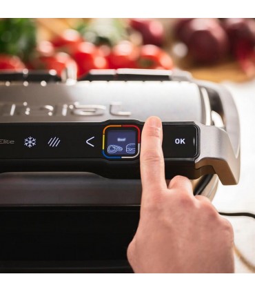 Tefal GC750D Optigrill Elite, eesti- ja venekeelne menüü, inox