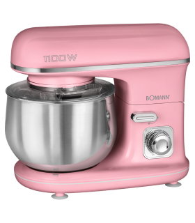 Bomann KM6030CBP roosa, multifunktsionaalne mikser 5 L