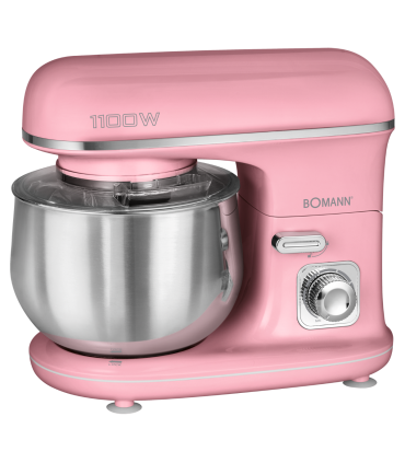 Bomann KM6030CBP roosa, multifunktsionaalne mikser 5 L