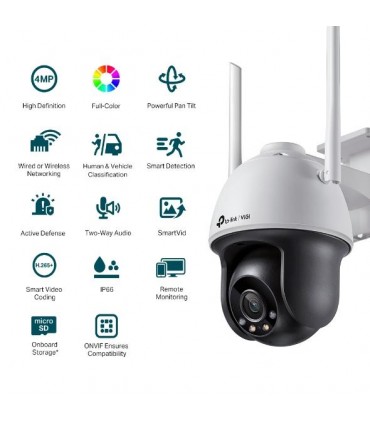 TP-Link WRL Camera 4MP Pan, Tilt, Vigi C540-W(4MM)