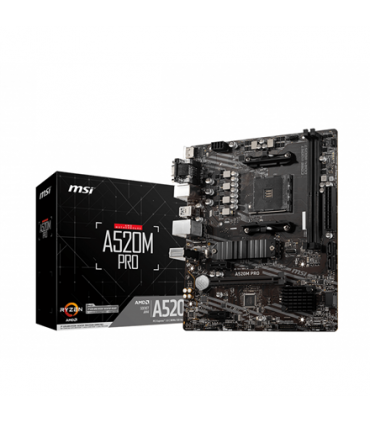 MSI A520M PRO Processor family AMD Processor socket AM4