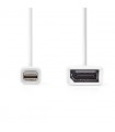 Nedis Mini DisplayPort - DisplayPort adapter ver 1.2 0,2m