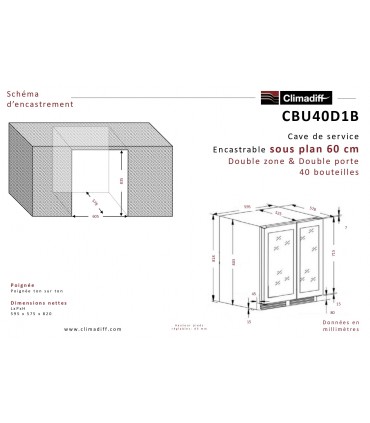 Climadiff CBU40D1B veinikülmik