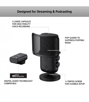 Sony juhtmevaba mikrofon ECM-S1 Wireless Streaming
