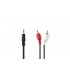 Nedis 3,5mm otsik-2xRCA pistik, 5m