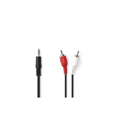 Nedis 3,5mm otsik-2xRCA pistik, 5m