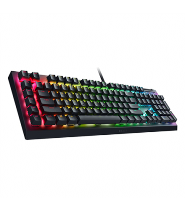 Razer Mechanical Gaming Keyboard BlackWidow V4 X Wired US Yellow Mechanical Switches (Linear) Black
