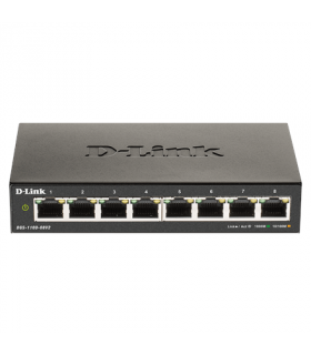 D-Link DGS-110-08V2, 8-Port Gigabit Smart Switch