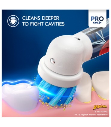 Braun D103.413.2K Vitality PRO Kids 3+ Spiderman laste hambahari