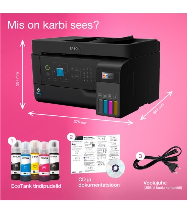 Epson Multifunctional printer EcoTank L5590 Contact image sensor (CIS), A4, Wi-Fi, Black