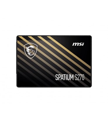 MSI SSD|SPATIUM S270|240GB|SATA|3D NAND|Write speed 400 MBytes/sec|Read speed 500 MBytes/sec|2,5"|TBW 250 TB|MTBF 2000000 hours