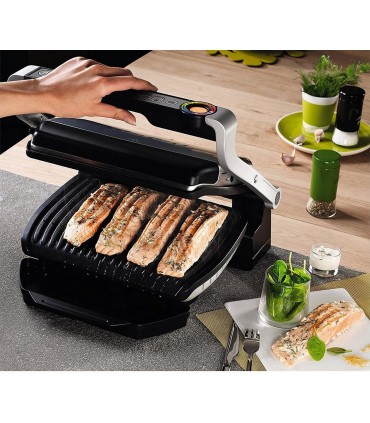 Tefal GC716D Optigrill+, vahvliplaadid, inox