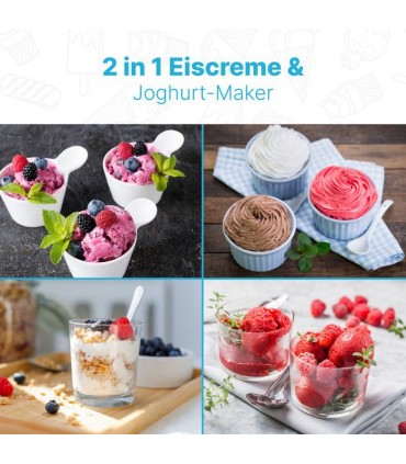 Clatronic ICM3799W jäätise- ja jogurtivalmistaja