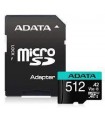 Adata Memory Micro SDXC 512GB W/AD./AUSDX512GUI3V30SA2-RA1