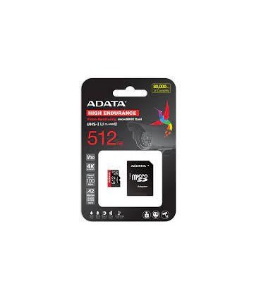 Adata Memory Micro SDXC 512GB W/AD./AUSDX512GUI3V30SHA2-RA1