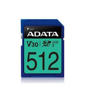 Adata Memory SDXC 512GB V30/ASDX512GUI3V30S-R