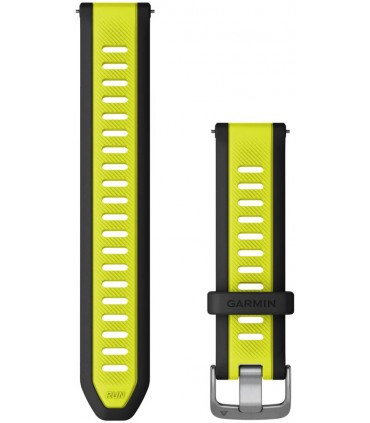 Garmin kellarihm Quick Release 20mm, must/kollane