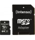 Intenso Micro SDHC 10 class + Adapter 64GB