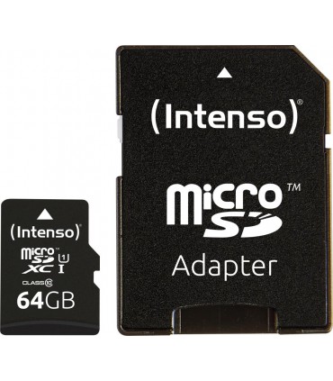 Intenso Micro SDHC 10 class + Adapter 64GB
