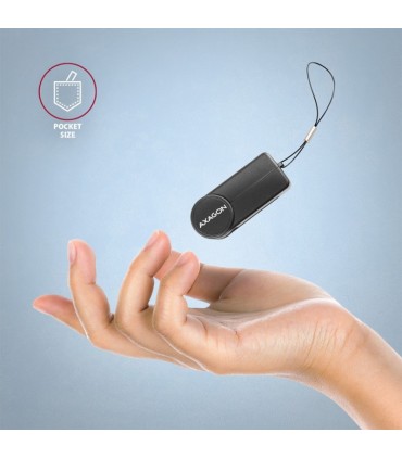 Axagon ID-kaardi lugeja USB-C, must