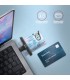 Axagon ID-kaardi lugeja USB-C, must
