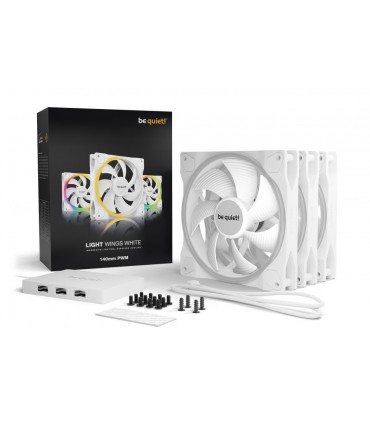 Be Quiet Case Fan 140mm Light Wings PWM White BL102
