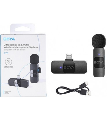 Boya juhtmevaba mikrofon BY-V1 Lightning