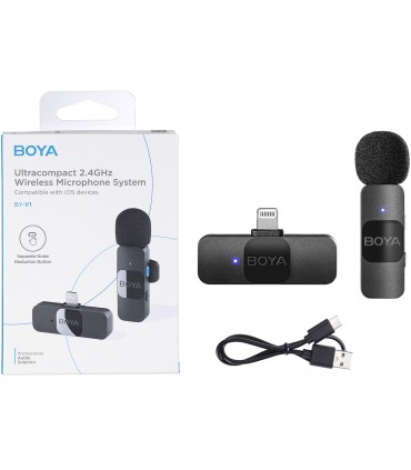 Boya juhtmevaba mikrofon BY-V1 Lightning