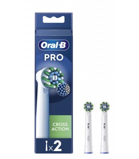 Braun EB50BRX-2 CrossAction Pro valge 2tk